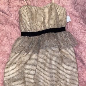 BCBGeneration dress in gold color